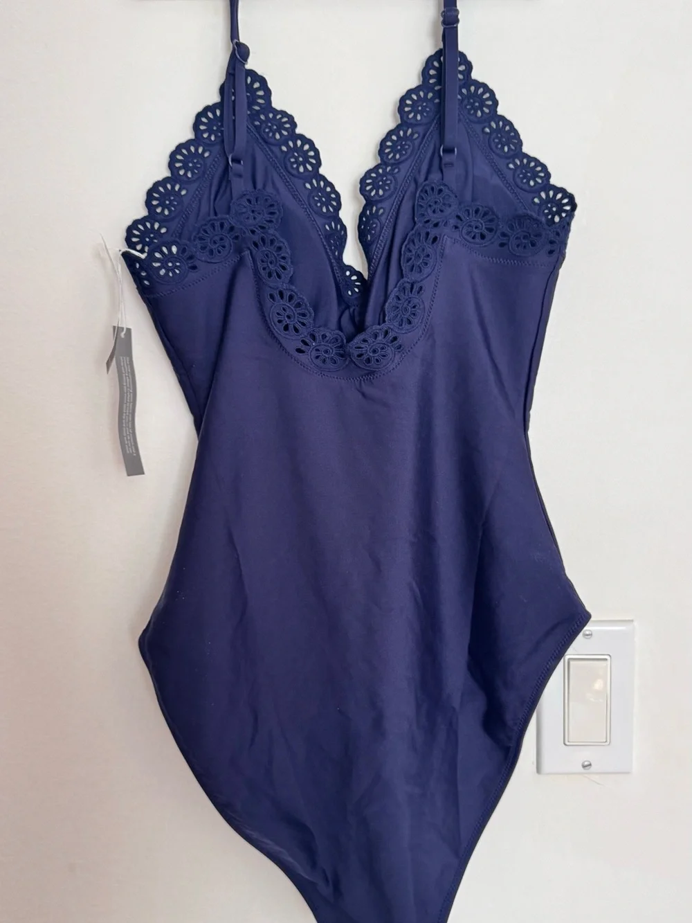 J. Crew Lana eyelet one-piece in Classic Sculpt™